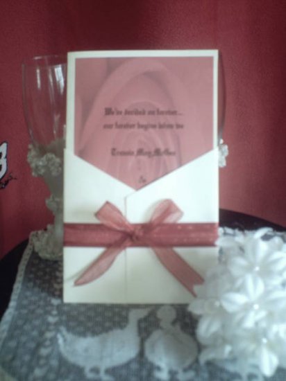 Rose Garden Wedding Invitation