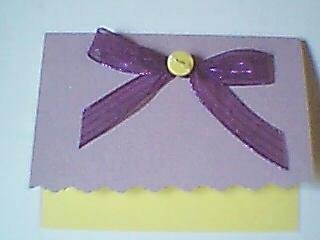 Yellow Lavender Note Card