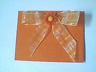 Orange Flower Note Card