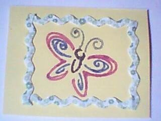 Butterfly Note Card