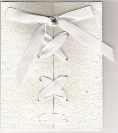 Exquisite Lace Corset Wedding Invitation Set