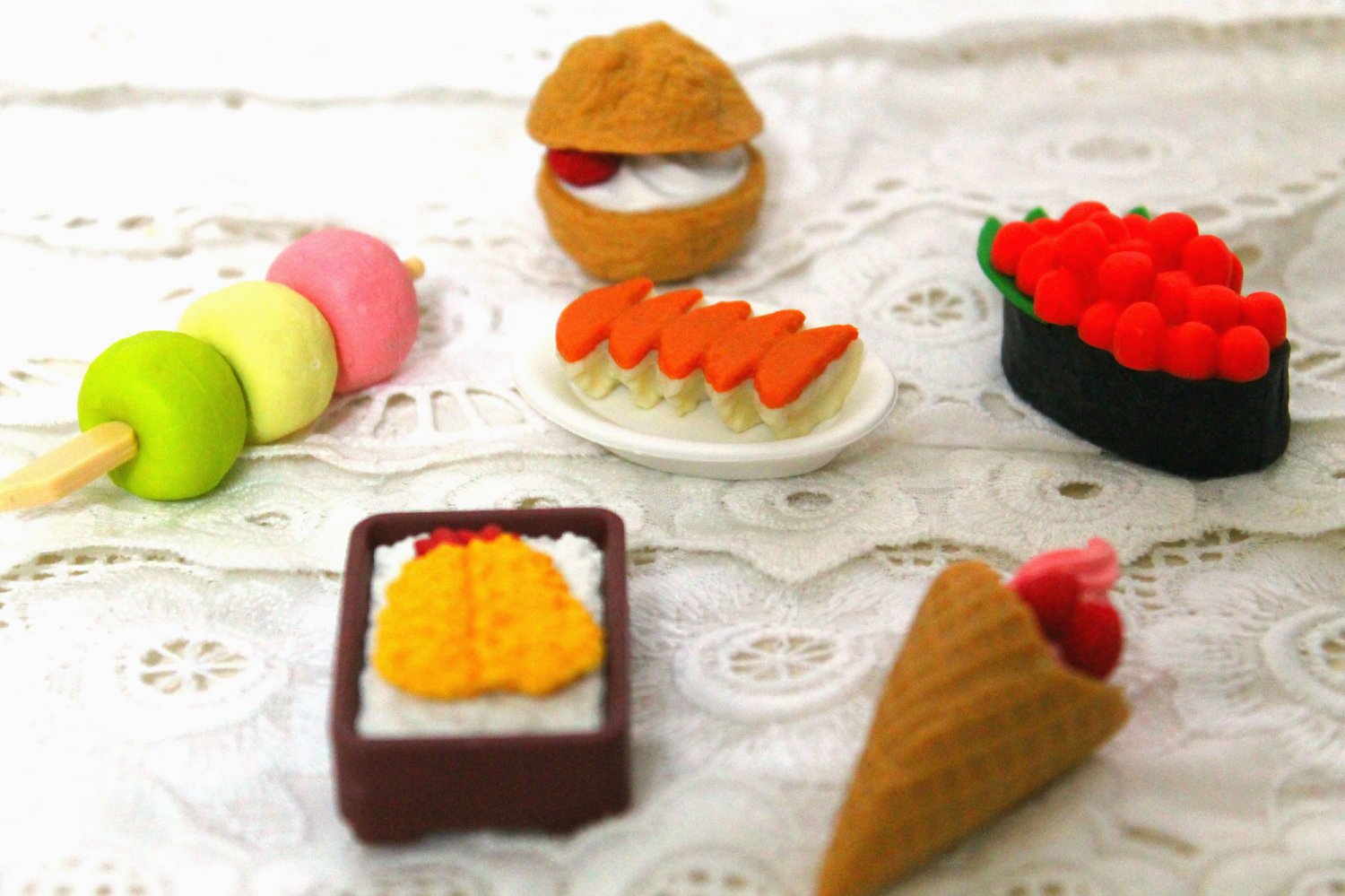 Japan Kawaii Food Erasers- Surprise Set