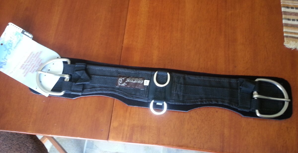 EquiPedic Air-Lastic Western Girth, Black