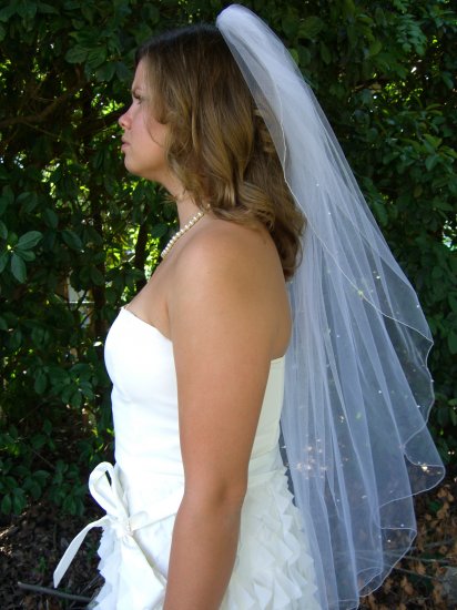 Full Cut Swarski Crystals Veil