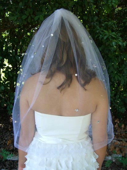 Full Cut Swarski Crystals Veil