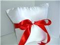 Dark Maroone Ring Bearer Pillow