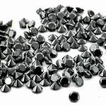 38 Cts twt. Black Diamond Lot size 8.0-10.0 mm (2.0 - 3.50 cts)