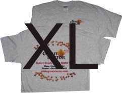 Ash T-shirt. X-Large