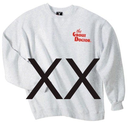Crew Neck Ash Sweat Shirt XX-Large