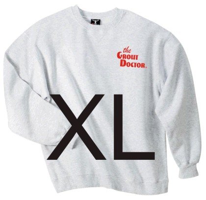 Crew Neck Ash Sweat Shirt X-Large