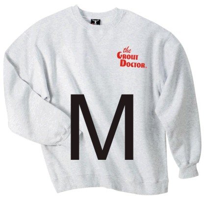 Crew Neck Ash Sweat Shirt Medium