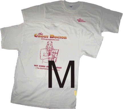 White T-Shirt M. Old GD Design