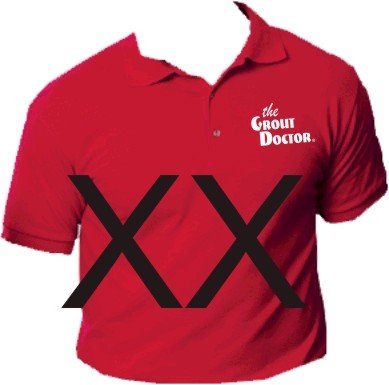 Grout Doctor Sport Shirt Red Size XX-Large