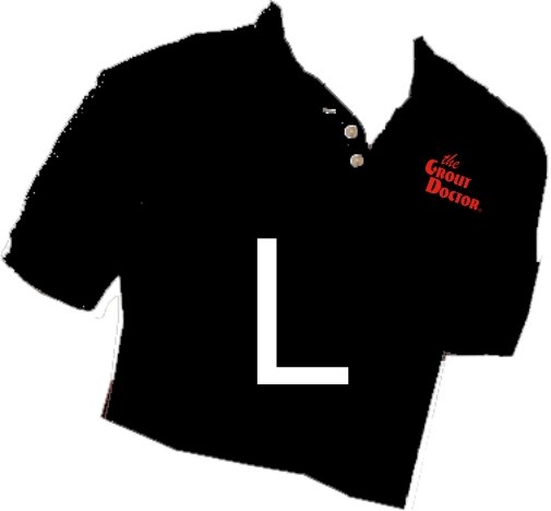 Grout Doctor Sport Shirt Black Size Large