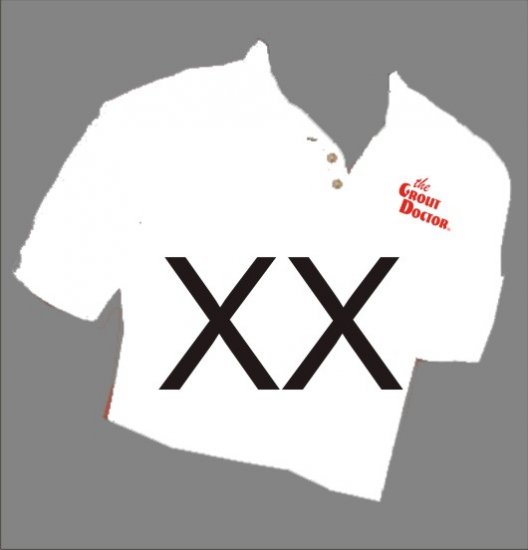 Grout Doctor Sport Shirt White Size XX-Large