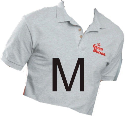 Grout Doctor Sport Shirt Ash Size Medium