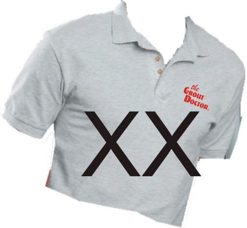 Grout Doctor Sport Shirt Ash Size XX-Large