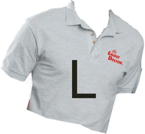 Grout Doctor Sport Shirt Ash Size Large