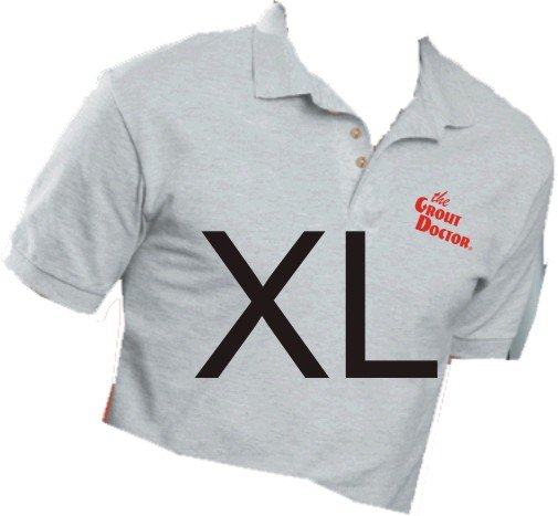 Grout Doctor Sport Shirt Ash Size X-Large