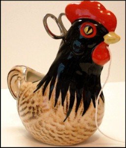 String Holder - New Rooster by Babbacombe Pottery of England - Stringholder