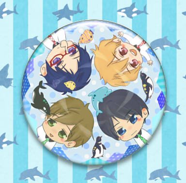 Iwatobi_fanart pinback button