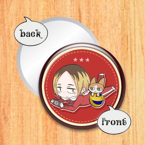 Round hand mirror (Kenma fan art)
