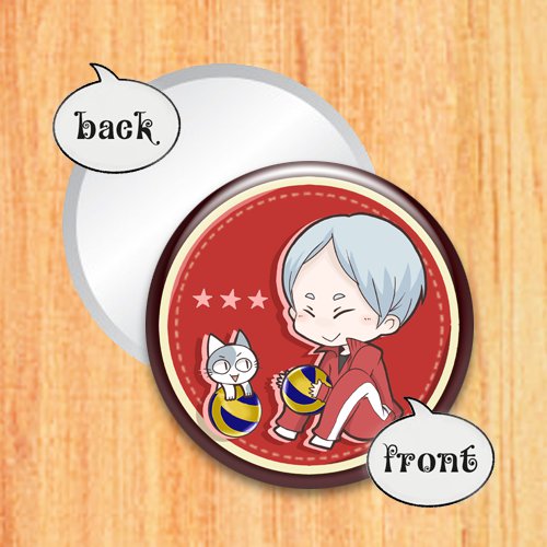Round hand mirror (Lev fan art)
