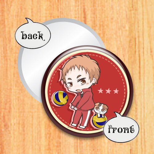 Round hand mirror (Yaku fan art)