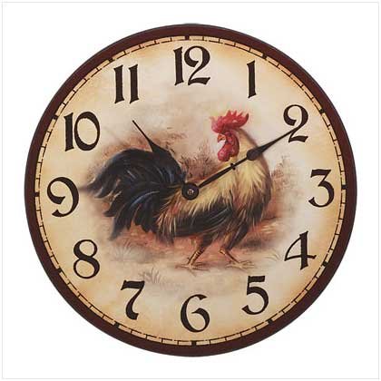 Rooster Wall Clock - Rooster Clock