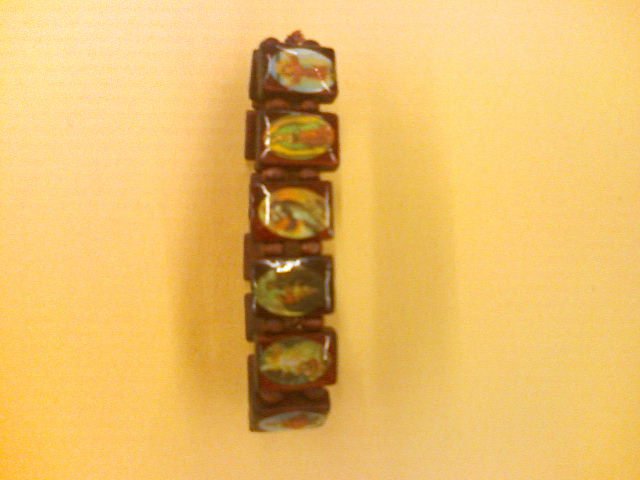 Catholic Saint Bracelet-wood material