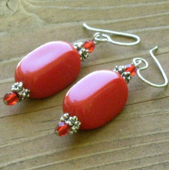 Red, Red Hot Tamale Earrings