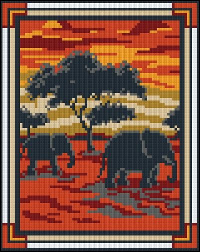 Pixel Pattern Printout for Pixelhobby Material-3 available