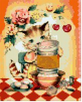 dolls-Honey Cat 4BP--Pixel Pattern Download - 5 available