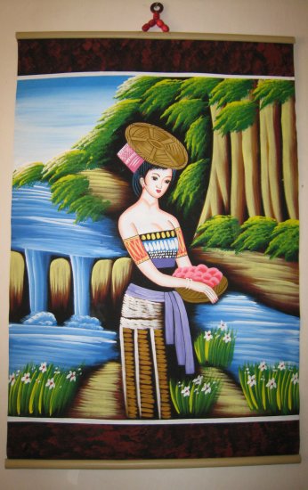 The living & life of the Chinese minority is expressing by art