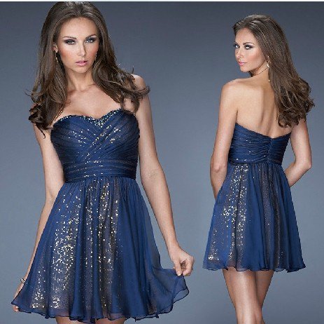 ANSD8075 Free Shipping New Bridesmaid Wedding Gown Prom Ball Evening Dress Size 6-8-10-12-14