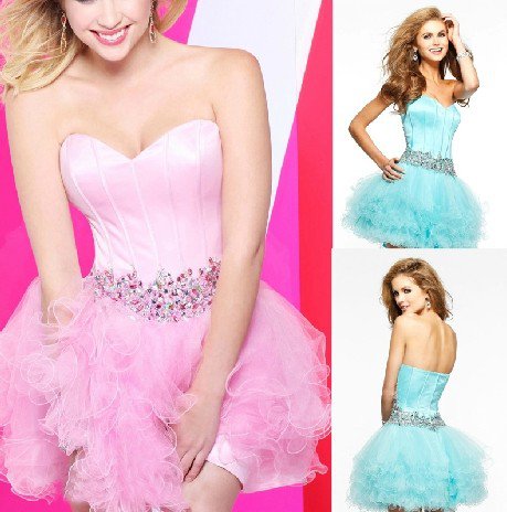 ANFT8015 Free Shipping New Bridesmaid Wedding Gown Prom Ball Evening Dress Size 6-8-10-12-14