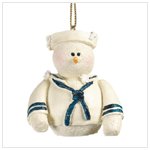 Snowberry Cuties Navy Ornament