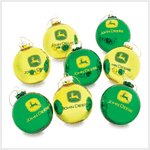Ball Ornaments - John Deere - 8 pc.