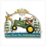 Santa Door Hanger - John Deere