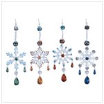 Jeweled Snowflake Ornaments