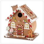 Wooden Gingerbread Birdhouse