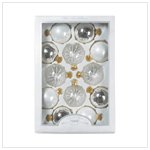 Silver and Gold Christmas Ornaments