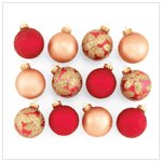 Red and Gold Christmas Ornaments