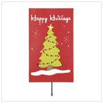 'Happy Holidays' Yard Art