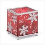Square Snowflake Candleholder