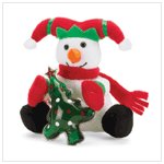 Christmas Plush Snowman with Gel