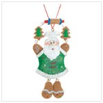 Santa Chef Gingerbread Ornament