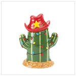 Christmas Cactus Cookie Jar