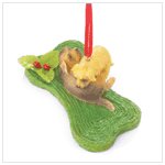 Christmas Playful Puppies Ornament