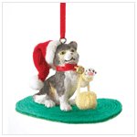 Christmas Kitten Ornament